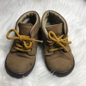 Coloso Tan Leather high top shoes